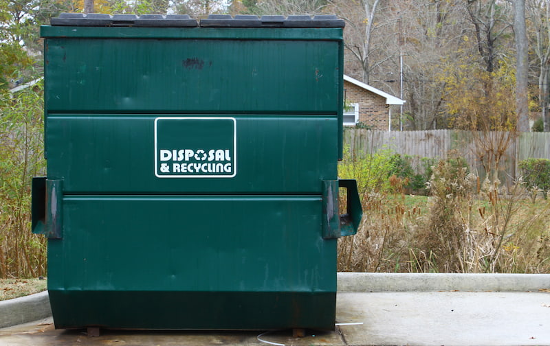 Dumpster Pad Cleaning